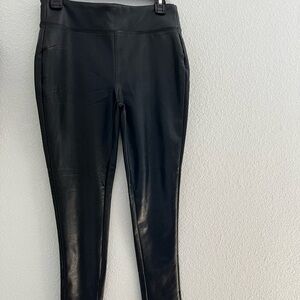 Black Leather Leggings GB Gianni Bini